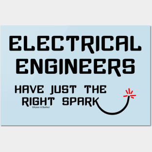 Electrical Engineers Spark Posters and Art